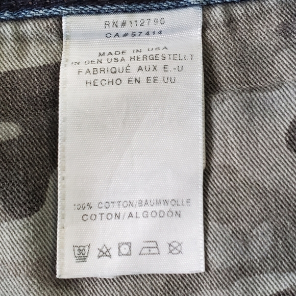 True Religion Geno Relaxed Slim Jeans Men's Size 40 Button Flap Back Pockets - Picture 13 of 16